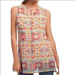 CABI Avery Aztec Tunic in EUC - Size Medium